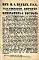Broadsheet: Rev R S Bayley, F.S.A. and Calumnious Reports respecting the Sheffield Bank of Messrs Rimingtons and Younges [concerns 'false and scandalous' allegations made by Bayley against the bank]