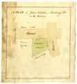 A Plan of James Feusdale's building lot in the Nursery [junction of Joiner Street with Stanley Street]