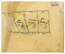 Sketch of the plots [in Jericho Street] of John Heathcote, Jonathan Lawton, and George Heathcote, in Samuel Gardner&rsquo;s property, [1837]