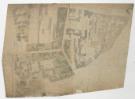 An outline of the land between Barker's Pool and Church Street, with Brelsforth's Orchards coloured green, [1804]