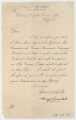 Letter from Henry Coverdale at the Duke of Norfolk's estate office regarding insurance on Duke of Norfolk's estate
