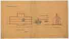 Foundation plan and section [for] E. O. Greening, esquire [place not stated], [c. 1894]