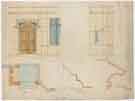 Outline sketch of two staircases, [late 19th cent]