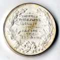 Sheffield Photographic Society silver medallion presented to H. S. Paterson for lantern slides