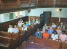 Woodhouse Trinity Methodist Church (formerly Woodhouse Wesleyan Church) showing congregation during a church service