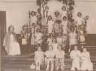 Ivy Hill (and attendants), Woodhouse Wesleyan Church Sunday School Queen
