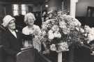 Woodhouse Wesleyan Methodist Church Centenary Flower Festival, showing Miss Elsie Bramall and Mrs Freda Staniforth, 8 Sep 1978
