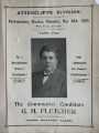 Front cover of election leaflet of George Henry Fletcher (1879 - 1958), Communist Party for Attercliffe Division in the Parliamentary Elections