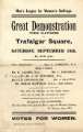 View: arc06285 Men's League for Women's Suffrage.  Great demonstration in Trafalgar Square [London], [1897]