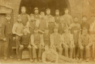 Sheffield Smelting Company Limited, Royds Mill, Windsor Street - workmen, c. 1887