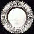 Sterling silver salver made by Walker and Hall presented to Sir. Geo. W. Truscott, Lord Mayor of London Sterling silver salver made by Walker and Hall presented to Sir. Geo. W. Truscott, Lord Mayor of London