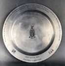 Sterling silver waiter presented to the Lord Bishop of Sheffield, the Right Reverend Leonard Hedley Burrows, made by Walker and Hall