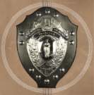 Gold Challenge Shield for the National Festival of Song, made by Walker and Hall Gold Challenge Shield for the National Festival of Song, made by Walker and Hall