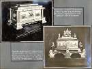Silver gilt caskets, made by Walker and Hall Silver gilt caskets, made by Walker and Hall