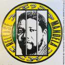 Belgian 'Boycott Outspan Aktie in order of ANC(SA): Release Nelson Mandela sticker, 1980s