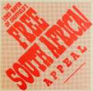 Lord Mayor of Sheffield's Free South Africa! appeal, 1980s Lord Mayor of Sheffield's Free South Africa! appeal, 1980s