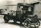 Motor lorry of Nichols and Co. (Sheffield) Ltd., wholesale grocers and tea, coffee and fruit merchants, Shalesmoor, Sheffield, pictured in Ward Street, Sheffield [c. 1920]