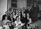John Henry Bingham, Lord Mayor of Sheffield, 1954-1955: Clerks of Works and Building Foremans Association, dinner, Royal Victoria Hotel John Henry Bingham, Lord Mayor of Sheffield, 1954-1955: Clerks of Works and Building Foremans Association, dinner, Royal Victoria Hotel