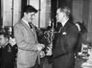 John Henry Bingham, Lord Mayor of Sheffield, 1954-1955: Sheffield Telegraph Marathon, presentation of prizes John Henry Bingham, Lord Mayor of Sheffield, 1954-1955: Sheffield Telegraph Marathon, presentation of prizes