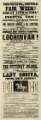 Theatre Royal playbill: Peeping Tom! Or Lady Godiva’s Ride through Coventry, Nov 1848