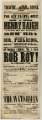 Theatre Royal playbill: Rob Roy, etc., 1 Feb 1858