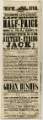 Theatre Royal playbill: Sixteen String Jack, etc., 13 Feb 1858
