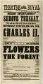 Theatre Royal playbill: Charles II, etc., 13 Feb 1858