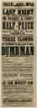 Theatre Royal playbill: The Dumb Man of Manchester, etc., 17 Apr 1858