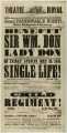 Theatre Royal playbill: Single Life!, etc., 28 May 1858