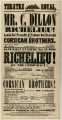 Theatre Royal playbill: Richelieu etc., 13 Nov 1858