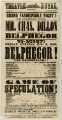 Theatre Royal playbill: Belphegor, etc., 3 Dec 1858
