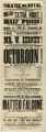 Theatre Royal playbill: The Octoroon!, etc., 26 May 1866