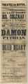 Theatre Royal playbill: Damon and Pythiasas, etc., 9 June 1866