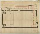 Albert Hall, Barkers Pool, Sheffield - alteration of staircases - saloon plan