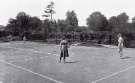 Tennis court, Dore and Totley High School for Girls, Grove Road, Totley Rise