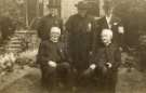 Canon [Oswald] Dolan (d.1935) with Father Thomas Molony and his two brothers Mgr. Dan Molony and a layman brother (barrister) at a Eucharistic Congress, Dublin