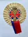 1966 World Cup final rosette (featuring Jules Rimet cup) 1966 World Cup final rosette (featuring Jules Rimet cup)