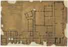 Sheffield Town Hall, plan of first floor with service pipes, radiators, telephones, etc marked Sheffield Town Hall, plan of first floor with service pipes, radiators, telephones, etc marked