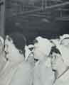Batchelors Foods Ltd., Sheffield factory: Elsie Cox (far left) on her retirement, [Limestone Cottage Lane], Sheffield