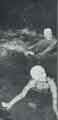 Batchelors Foods Ltd., Sheffield factory: Sandra Smith (foreground) and Betty Clayton, members of the swimming section of the Sports and Social Club Batchelors Foods Ltd., Sheffield factory: Sandra Smith (foreground) and Betty Clayton, members of the swimming section of the Sports and Social Club