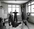 Gymnasium, Physiotherapy Department, City General Hospital (latterly Northern General Hospital), c.1960 Gymnasium, Physiotherapy Department, City General Hospital (latterly Northern General Hospital), c.1960