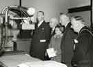 Possible opening of new X-Ray Department, City General Hospital (latterly Northern General Hospital) showing (centre) Miss E. K. Abbott, consultant radiologist from New Zealand and (right) the Lord Mayor Aldeman Alfred Vernon Wolstenholme, c. 1960