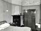 Room in medical residence prior to refurbishment, City General Hospital (latterly Northern General Hospital)