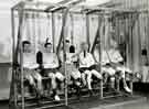 Miners exercising, Miners Rehabilitation Centre, Royal Infirmary Firbeck Annexe, Firbeck Hall 