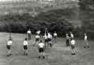 View: h00314 Miners playing basketball, Miners Rehabilitation Centre, Royal Hospital Woofindin Annexe, Woofinden Hall, Whiteley Woods