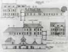 Sheffield Union Hospital (latterly the City General Hospital and Northern General Hospital), Fir Vale: Architects plans for administrative block