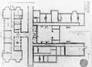 View: h00637 Sheffield Union Hospital (latterly the City General Hospital and Northern General Hospital), Fir Vale: Architects plans for basement floor