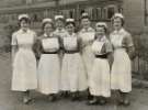 City General Hospital (latterly the Northern General Hospital), Fir Vale: Group of nurses in front of a ward