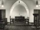 Altar and lectern, St. Christopher's Chapel, City General Hospital (later the Northern General Hospital), Fir Vale Altar and lectern, St. Christopher's Chapel, City General Hospital (later the Northern General Hospital), Fir Vale
