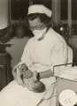 Bath time for baby, City General Hospital (later the Northern General Hospital), Fir Vale, c.1950s